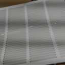 Fits 24x14 Duct Opening | Filter Included Steel Return Air Filter Grille by Handua [Removable Door] | Vent Cover Filter Grill | White | Outer Dimensions: 26 5/8"W X 16 5/8"H