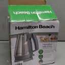 Hamilton Beach 1 Liter Electric Kettle, Water Boiler & Heater, Fast 1500 Watts, BPA Free Interior, Cordless Serving, AutoShutoff and BoilDry Protection, Cord Wrap, Stainless Steel (41065)