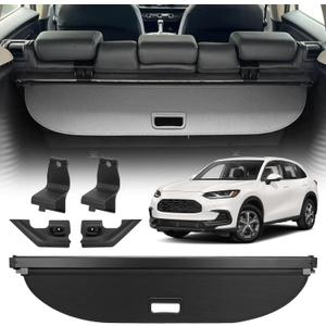 Retractable Cargo Cover Compatible with Honda HR-V 2023-2025 Rear Cargo Security Trunk Cover, Storage Privacy Screen Shade Cover for 2023-2025 Honda HRV Car Accessories, Carbon Fiber (No for Sport)
