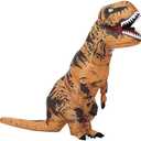 Servllcell Inflatable Dinosaur Costume for Kids/Teens,Halloween Costumes T Rex Blow Up Costumes for Boys Girls,Cosplay Party