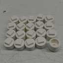 20Pack 1 Inch PVC Pipe End Cap - Male Threaded Plug Adaptor, Cleanout Plug Fitting for Water Line