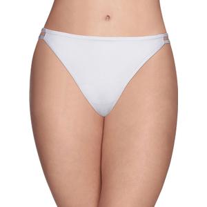 Vanity Fair Women's Illumination String Bikini Panties, Silky Stretch & Satin Trim (5)