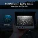 Underwater Camera Fish Finder: 108oP HD Waterproof for Ice/Lake/Sea Fishing| Portable Depth Finders for Boats & Kayaks|Display for Murky Water Conditions