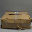 3 Tier Tall End Table, 30'' Height Small Telephone Table Stand, Narrow Wood Side Table with Shelves, Industrial Nightstand for Living Room, Bedroom, Office, Hallway, Rustic Brown