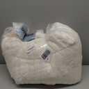 LBRO2M Sherpa Fleece Bed Blanket Twin Size Super Soft Fuzzy Plush Warm Cozy Fluffy Microfiber Couch Throw Velvet Double Reversible Luxurious Blankets, Ivory (Twin(65x90 Inches))