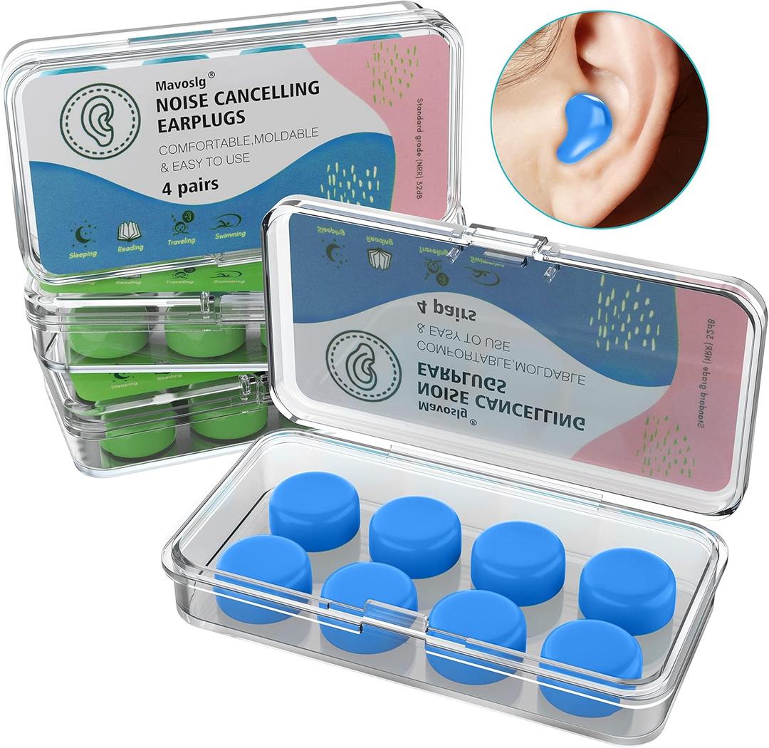 Swimming earplugs-Sleeping earplugs-Silicone Earplugs