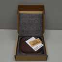 Napkin Holder for Table - Wooden Cocktail Napkin Holder Weighted Windproof, North American Walnut Napkin Holders for Paper Napkins, Handcrafted for Kitchen Bar Outdoor PartyGift Ready