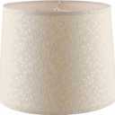 Aspen Creative 32981 Transitional Empire Shape Spider Fitter Lamp Shade in Beige, 14" Top x 16" Bottom x 12" Slant Height, Large - 16" Width