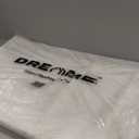 Dreame. White Premium Removable Silp Cover Memory Foam Bath Mat, Thick Ultra Soft, Non-Slip, Water Absorbent Bathroom Rug 21 x 34