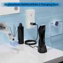 Replacement for MANSCAPED 4.0 Charging Dock with AC Adapter, for MANSCAPED Wireless Charging Dock, Fit for MANSCAPED The Lawn Mower 4.0 Electric Groin Hair Trimmer