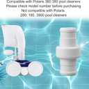 Gosknor 2pcs Pool Cleaner Hose Ball Bearing Swivel Replacement Compatible with Polaris 360, 380 Hose Connector Parts