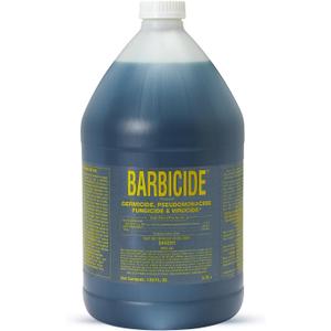 BARBICIDE Gallon Disinfectant Concentrate | EPA-Registered, Hospital-Grade Germicide for Salons & Barbershops | Anti-Rust Solution for Shears, Combs & Professional Tools | EPA-Registered (128 Fl Oz (Pack of 1))
