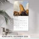 10 x 2026 Funny Wall Calendar 12 Month, Large Wall Calendar 2026 from January to December 2026, Natures Pics Funny Gag Gift for Adults, White Elephant Gift, Thick Glossy Paper, 12"x24" Open