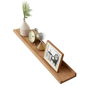 Oak Floating Shelves Natural Wood Wall Mounted Display Picture Ledge Shelf for Home Office Living Room Bedroom Storage Shelf 6X36 inch