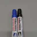 Artline 5100A Big Nib Magnum Whiteboard Dry Erase Markers, Extra Thick 5.0mm Bullet Tip, Readable from a Great Distance, Low Odor Colored Markers for School, Black, Red, Blue, Green, 2-Pack