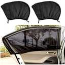 Car Window Shades for Side Windows Automotive Front Window Shade Keep Privacy Black 2 Pcs