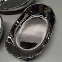 jessie 3 Tier Ceramic Fruit Bowls for Kitchen Counter with Metal Rack, Fruit Basket with Stand, Porcelain Bowls for Vegetable Bread Candy Snack Nuts Dessert Cake Tray (Silver 3 Layer)