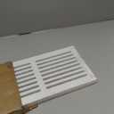 1 Pcs Return Air Grille 32 x 8.5 x 3/4 Inches (30 x 6 Duct Opening Size) High Flow Air Vent with Angled Slots Decorative White Return Vent Cover Suitable for Various Home Decoration Styles