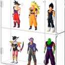 AITEE 2 Tiers Acrylic Display Case for Mini Funko Pop on Wall or Desktop