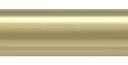 Umbra Cappa Curtain Rod – 1-Inch Drapery Rod Extends from 36 to 66 Inches, Includes 2 Matching Finials, Brackets & Hardware, Brass