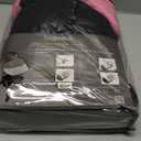 Tadpoles Quilted Stroller & Car Seat Cover - Black & Pink | 27" x 20" x 2" | Made of 100% Super Soft Microfiber Polyester | Warm, Gentle & Durable | Ideal for Use as a Stroller Cover & Car Seat Cover