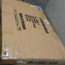 FDW Dog Crate for Large Dogs 48 Inch Folding Metal WirePet Cage Double Door W/Divider Panel Indoor Outdoor Kennel Leak-Proof Plastic Tray,Black