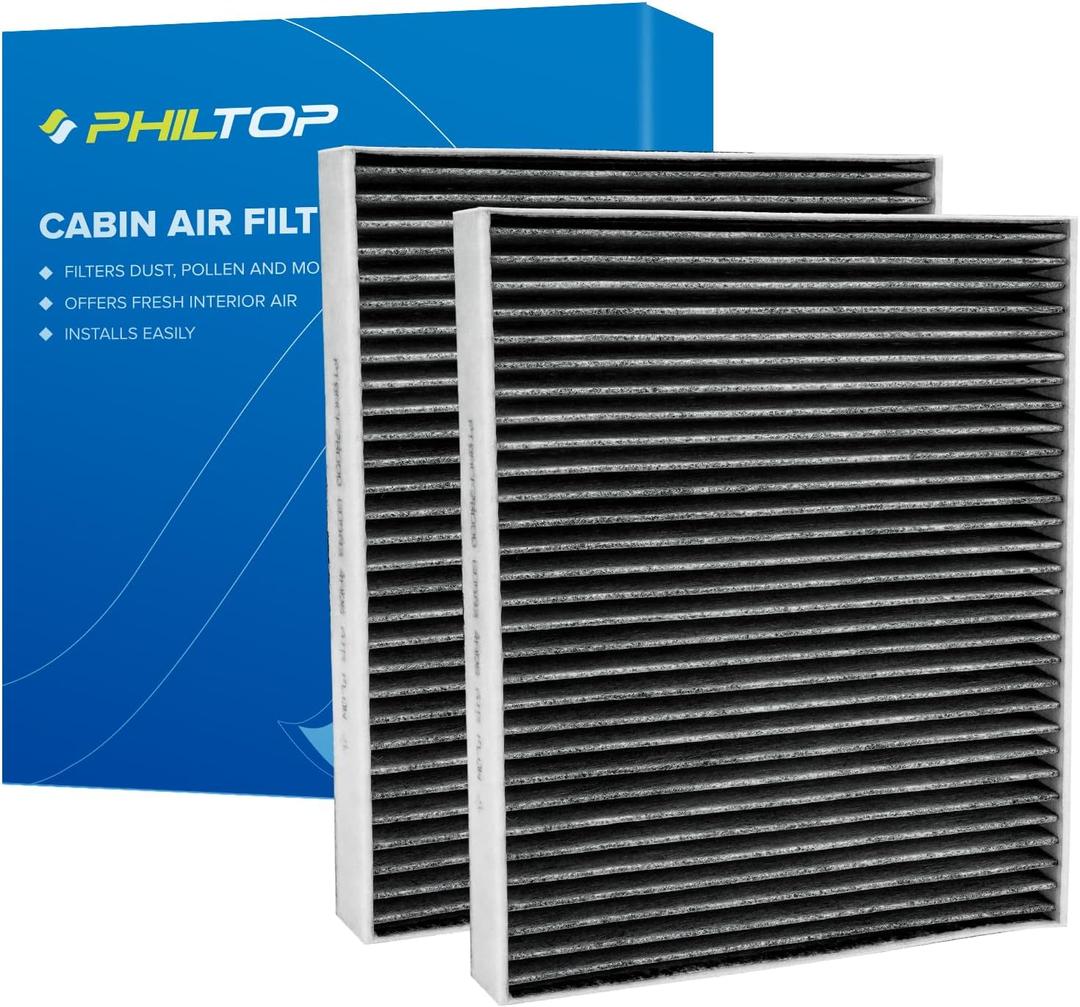 PHILTOP Cabin Air Filter, Replacement for CF11220 535i 2011-2016, 528i, 750Li, 550i, 650i, M5, 740Li, 640i, M6, 535d,Premium Cabin Filter with Activated Carbon Filter
