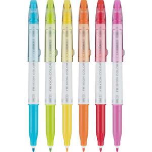 Pilot FriXion Colors Bold Point Erasable Marker Pen 6/Pkg. Pack of 2 - Assorted Colors