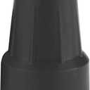 Drive Medical RTL10374BKB Replacement Tips for Crutches and Canes, Black,2 Count (Pack of 1)