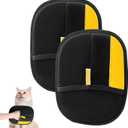 Pet Hair Removal Glove for Cats & Dogs,Upgrade Efficient Grooming Gloves for Pet Hair, Cat Grooming Gloves for Hair Removal, Reusable Pets Hair Remover Glove, Removal Gloves for Pets Hair (2 PCS)