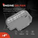A-Premium Lower Engine Oil Pan Sump with Drain Plug Compatible with Mercedes-Benz C280 CLK320 CLK430 E320 E430 ML320 ML430 S430 S500 SL500 CL500