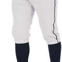 Champro Boys Triple Crown 2.0 Baseball Knickers with Braid (White, XL)