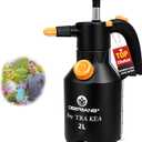 Premium 2L Handheld Pump Sprayer Adjustable Watering Nozzle Continuous Spray Bottle for Gardening and Household Cleaning – Heavy Duty Chemical Resistant