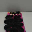 Body Wave Synthetic Hair Weave 4 Hair Bundles Deals 16 18 18 20 Inches Quick Weave Hair Bundles Color 1B Black Synthetic Hair Weft