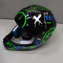 TRIANGLE Youth Kids Dirt Bike Helmet Full Face Motocross Helmet with Goggle & Gloves DOT/FMVSS-218 Approved Motorcycle Helmet