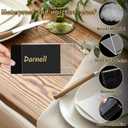 20 Pcs Acrylic Sign Holder 3x5 Inch, Horizontal Clear Sign Holders, L-Shape Acrylic Paper Holder, Plastic Sign Holder Display Stand for Business, Classroom, Office, Retail Store, Restaurant