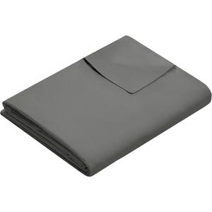 Weighted Idea Cool Removable Duvet Cover 48"x72" for Weighted Blanket, Oeko-texCertified 100% Cotton, (Soft and Fabric, Dark Grey)