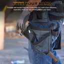 Hammer Holster Compatible with Diamondback Tool Belt, Left Handed Hammer Sleeve for Tool Belt, Padded Hammer Holder for Diamondback Tool Pouch, Black