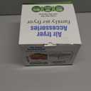 18 PCS Air Fryer Accessories, 8 Inch XL Deep Fryer Accessories Compatible with Gowise USA Phillips Ninjia Cosori Cozyna Air Fryer, Fit 3.6QT- 6.8QT Air Fryer with Cake Pan, Pizza Pan, Air Fryer Liner