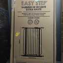 Regalo Safety 36 Extra Tall Baby Gate for Doorways & Bottom of Stairs, Pressure Mounted Baby Gate with Door for Babies, Toddlers & Pets, Tested & Safe, American Designed and Owned, Platinum