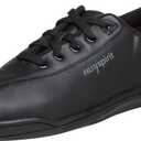 Easy Spirit Women's AP1 Leather Walking Shoe (8 Wide, Black)
