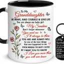 Hyturtle To My Granddaughter Mug 11oz  Granddaughters Gift, Gifts From Grandma To Granddaughter On Birthday, Mothers Day, Christmas Keepsake Coffee Cup