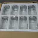 Accguan 16Pack 16oz Glass Mason Jars with Regular Airtight Lids, Clear Glass Jars Ideal for Canning, Pickling, Meal Prep, Jam, Honey, DIY Shower/Wedding Favors, Labels & Pen Included,Pint Canning Jars