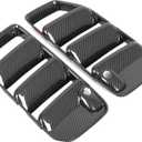 Front Bumper End Grille Cover Trim Compatible for Mer@cedes Benz G Class AMG Wagon Cross Country SUV G63 2025 2026 Front Bumper Side Air Intake Grille Trim Exterior Accessories (Carbon Fiber)