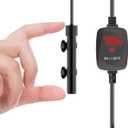 VCRAZE Mini Aquarium Heater 15W Super Small Fish Tank Heater with Digital Display Thermostat, Alumina Ceramic Betta Tank Heater Turtle Heater for 13 Gallon Tanks