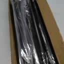 Black Long Curtain Rod Tension Shower Curtain Rods 30 to 124 inch Adjustable Spring Heavy Duty Rods for Bathroom Windows Outdoor Spliced and Telescopic Design No Drill No Slip Stainless Steel