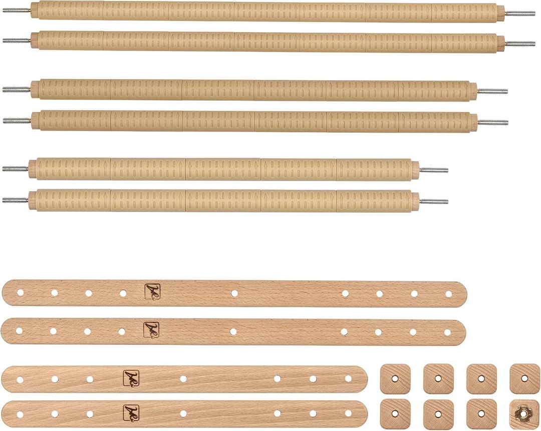 Arabeska Cross Stitch Scroll Frame Set with Plastic Clamps from Beech Hardwood Different Sizes (S/L/SE) (Special Edition)