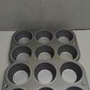 G & S Metal Products Company OvenStuff Set of Two Nonstick 6-cup Jumbo Muffin Pan, Gray, HG236-AZ