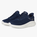 Skechers Women's Hands Free Slip-ins Bobs Squad Chaos-Current Muse Sneaker, Size 8, Navy