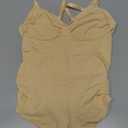 SHAPERX Women's Shapewear Bodysuit Tummy Control Body Shaper Seamless Sculpting Snatched Waist Body Suit (2XL/3XL, Beige Thong)